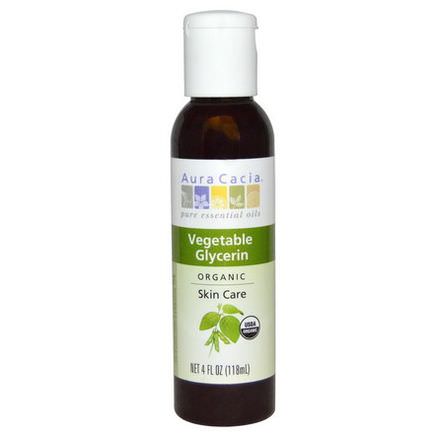 Aura Cacia, Organic, Skin Care, Vegetable Glycerin 118ml