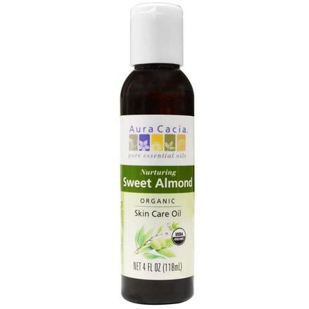 Aura Cacia, Organics, Skin Care Oil, Nuturing Sweet Almond 118ml