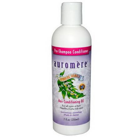 Auromere, Pre-Shampoo Conditioner, Hair Conditioning Oil 206ml
