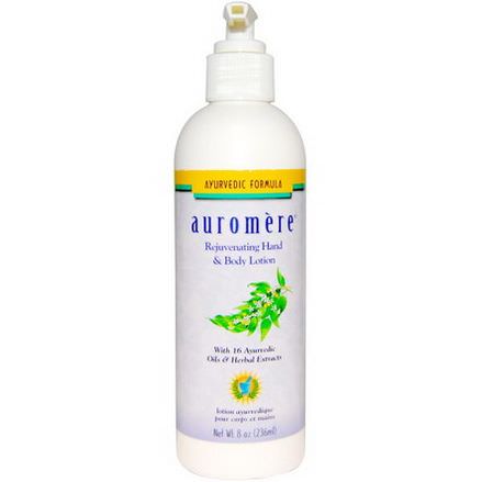 Auromere, Rejuvenating Hand&Body Lotion, Ayurvedic Formula 236ml