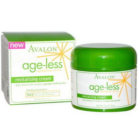 Avalon Organics, Age-Less, Revitalizing Cream 57g