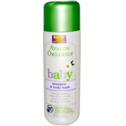 Avalon Organics, Baby, Shampoo&Body Wash 237ml