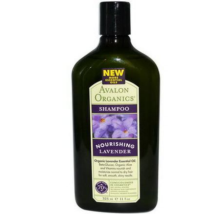 Avalon Organics, Shampoo, Nourishing Lavender 325ml