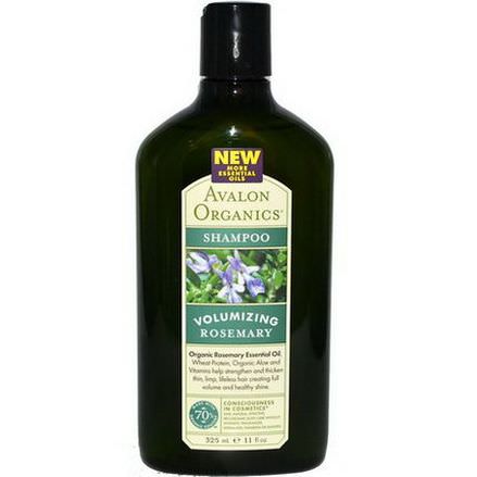 Avalon Organics, Shampoo, Volumizing, Rosemary 325ml