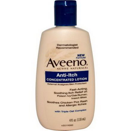 Aveeno, Active Naturals, Anti-Itch Concentrated Lotion 118ml