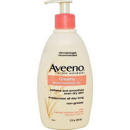 Aveeno, Active Naturals, Creamy Moisturizing Oil 354ml