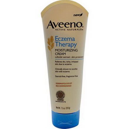 Aveeno, Active Naturals, Eczema Therapy, Moisturizing Cream, Fragrance-Free 207g