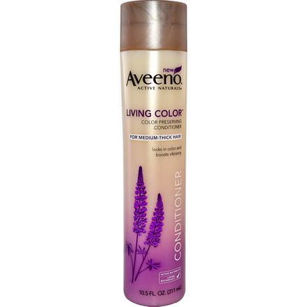 Aveeno, Active Naturals, Living Color, Conditioner, For Medium to Thick Hair 311ml