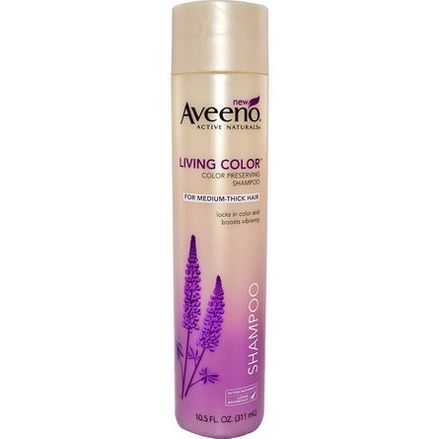 Aveeno, Active Naturals, Living Color, Shampoo, For Medium-Thick Hair 311ml