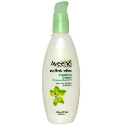 Aveeno, Active Naturals, Positively Radiant, Brightening Cleanser 200ml