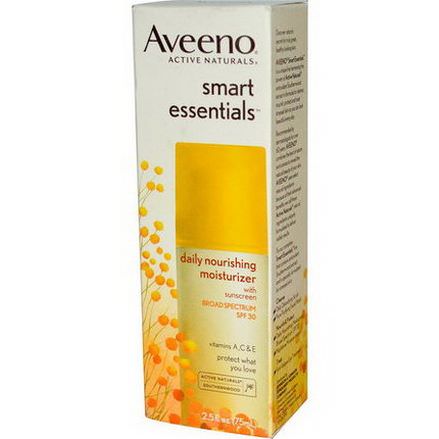 Aveeno, Active Naturals, Smart Essentials, Daily Nourishing Moisturizer, SPF 30 75ml