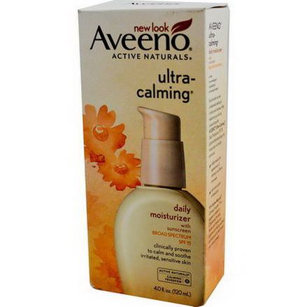 Aveeno, Active Naturals, Ultra Calming, Daily Moisturizer, SPF 15 120ml
