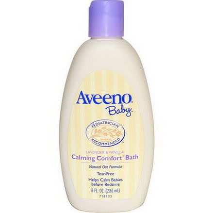 Aveeno, Baby, Calming Comfort Bath, Lavender&Vanilla 236ml