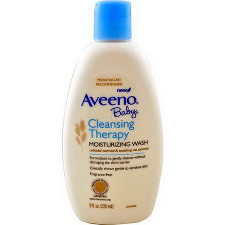 Aveeno, Baby, Cleansing Therapy Moisturizing Wash, Fragrance Free 236ml