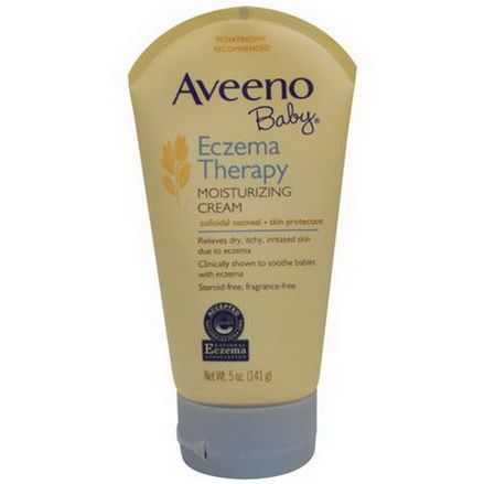Aveeno, Baby, Eczema Therapy, Moisturizing Cream, Fragrance-Free 141g