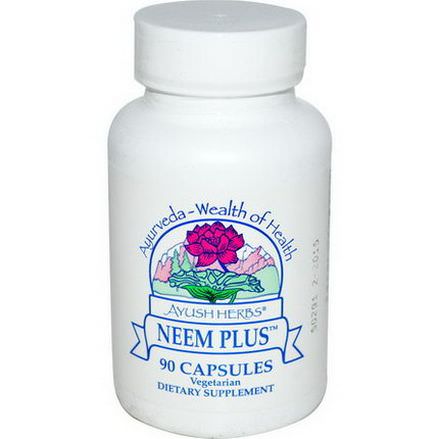 Ayush Herbs Inc. Neem Plus, 90 Capsules