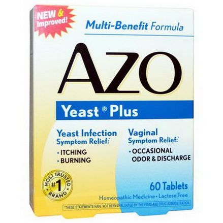 Azo, Yeast Plus, 60 Tablets