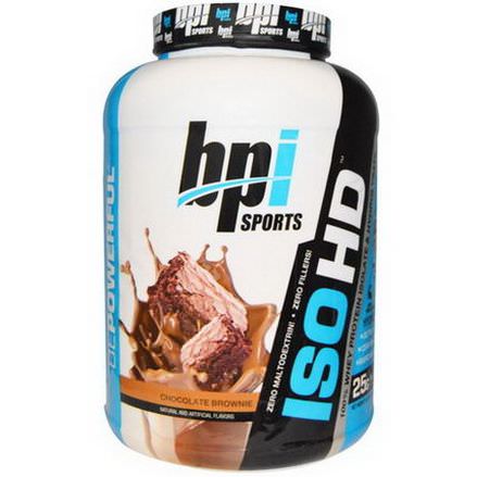 BPI Sports, ISO HD, 100% Whey Protein Isolate&Hydrolysate, Chocolate Brownie 2,285g