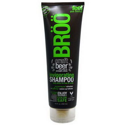 Broo, Invigorating Shampoo, Malted Mint 250ml