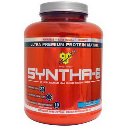 BSN, Finish First, Syntha-6, Protein Powder Drink Mix, Vanilla Ice Cream 2.27 kg