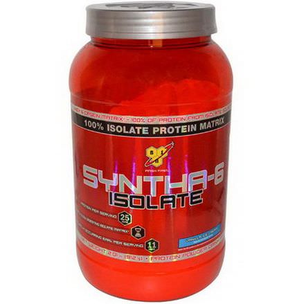 BSN, Syntha-6 Isolate, Protein Powder Drink Mix, Vanilla Ice Cream 912g