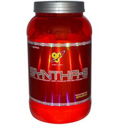 BSN, Syntha-6, Meal Replacement or Addition, Banana 1.32 kg