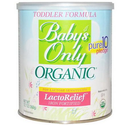 Baby's Only Organic, Toddler Formula, LactoRelief, Iron Fortified 360g