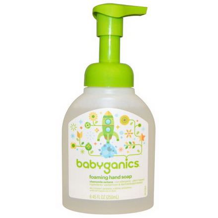 BabyGanics, Foaming Hand Soap, Chamomile Verbena 250ml