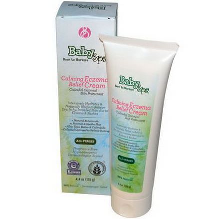 BabySpa, Calming Eczema Relief Cream, Fragrance Free 125g