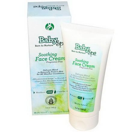 BabySpa, Soothing Face Cream, Stage 1, Newborn, Fragrance Free 100g