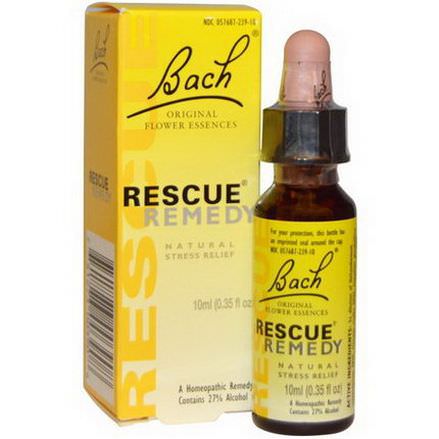 Bach, Original Flower Essences, Rescue Remedy 10ml