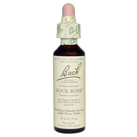 Bach, Original Flower Remedies, Rock Rose 20ml