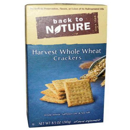 Back to Nature, Harvest Whole Wheat Crackers 240g