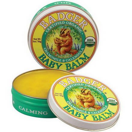 Badger Company, Baby Balm, Chamomile&Calendula 56g