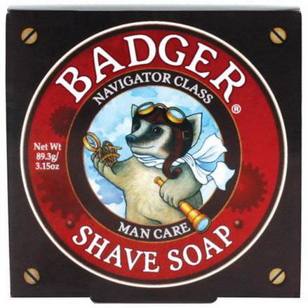 Badger Company, Shave Soap, Navigator Class, Man Care 89.3g