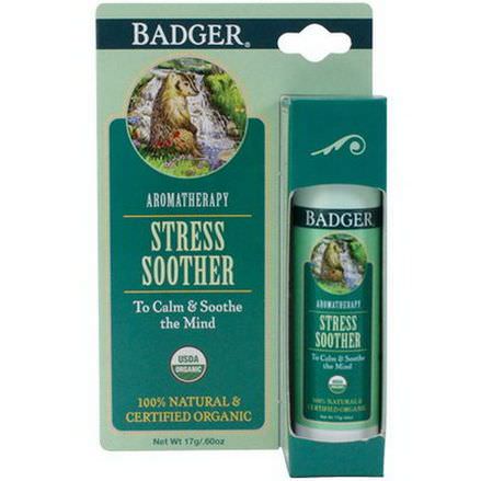Badger Company, Stress Soother, Tangerine&Rosemary 17g