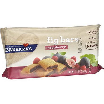 Barbara's Bakery, Fig Bars, Raspberry 340g