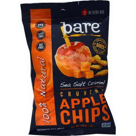Bare Fruit, Crunchy Apple Chips, Sea Salt Caramel 48g