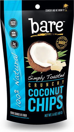 Bare Fruit, Crunchy Coconut Chips, Simply Toasted 40g