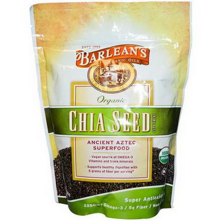 Barlean's, Organic, Chia Seed Supplement 340g