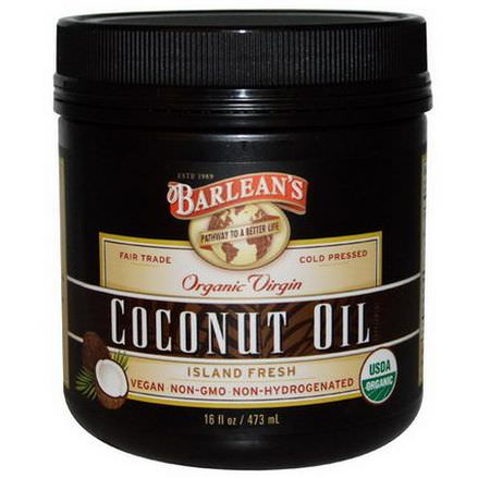 Barlean's, Organic Virgin Coconut Oil 473ml