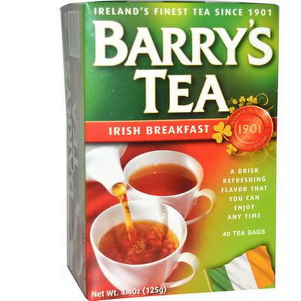 Barry's Tea, Irish Breakfast Tea, 40 Tea Bags 125g