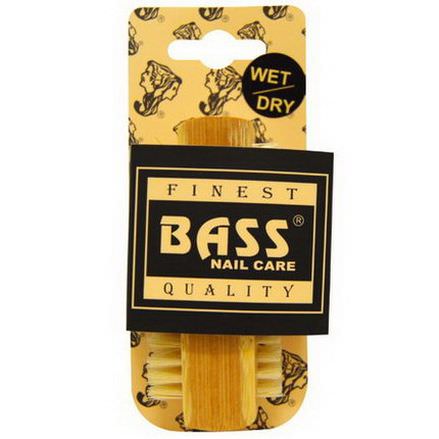 Bass Brushes, 100% Natural Bristle Nail Cleansing Brush, Extra Firm, 1 Brush