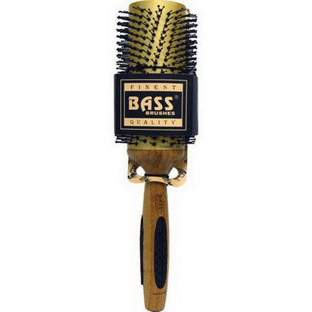 Bass Brushes, Professional Length Round, Extra Large Nylon Gold Ceramic, 1 Base Brush