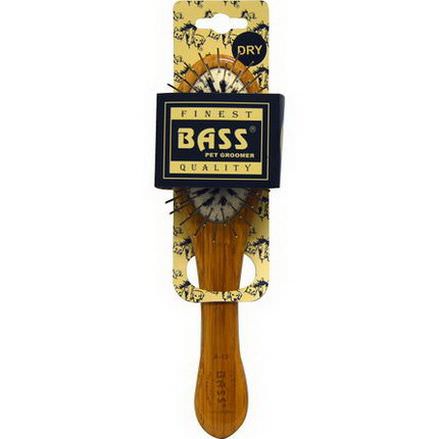 Bass Brushes, Wire/Boar Pet Groomer Oval, Small, 1 Brush