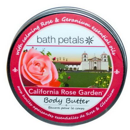 Bath Petals, Body Butter, California Rose Garden 113g