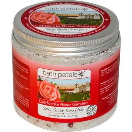 Bath Petals, Sea Salt Souffle, California Rose Garden 624g