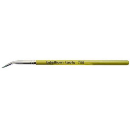 Bdellium Tools, Green Bambu Series, Eyes 708, 1 Bent Eyeliner Brush
