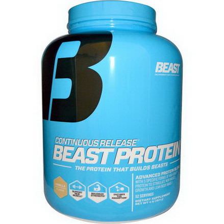 Beast Sports Nutrition, Continuous Release Beast Protein, Vanilla 1814g