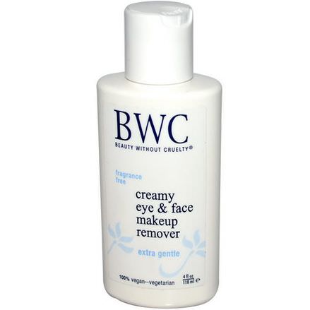 Beauty Without Cruelty, Creamy Eye&Face Makeup Remover 118ml